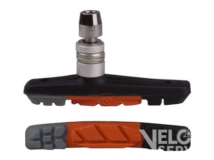 špalíky Pro-T Plus V-brake třísměsové 65V