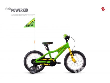 Foto - Ghost Powerkid 16 - Green / Yellow 2021